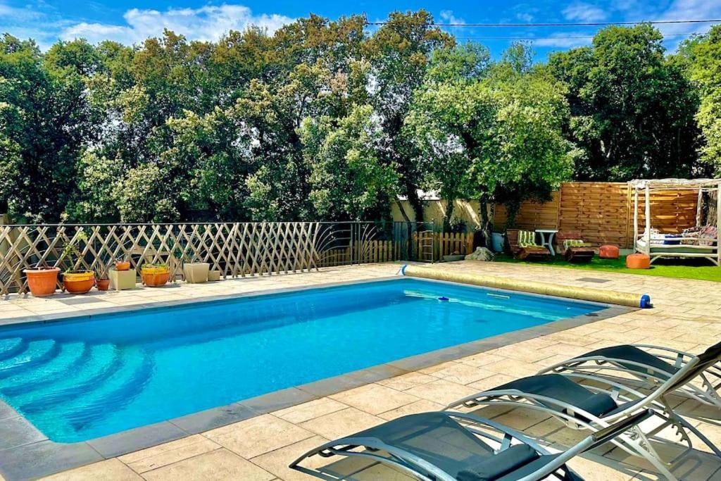 Appart Independent Garden Pool & Spa Sussargues Εξωτερικό φωτογραφία
