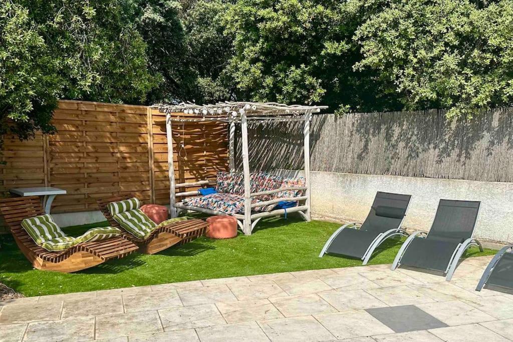 Appart Independent Garden Pool & Spa Sussargues Εξωτερικό φωτογραφία